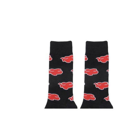 Akatsuki Cloud Anime Socks - Naruto Shippuden Merchandise - Picture 4 of 5